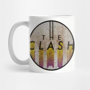 THE CLASH - VINTAGE YELLOW CIRCLE Mug